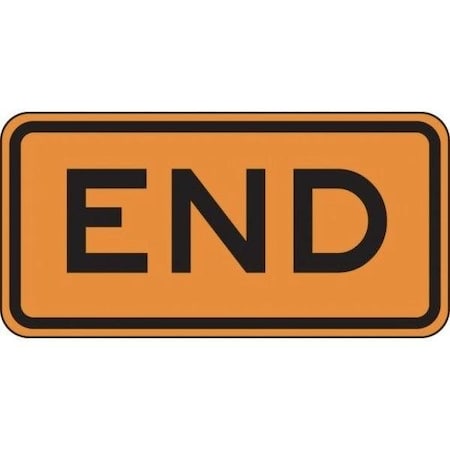 Accuform RIGID CONSTRUCT ION SIGN END 12 X 24 FRK240HP